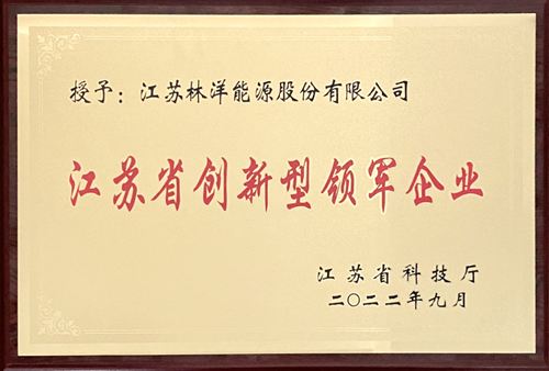 江蘇省創(chuàng)新型領軍企業(yè)